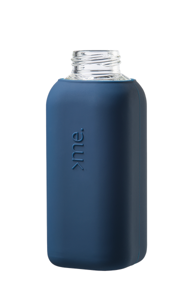 Squireme - Glass Silicon Bottle Blue